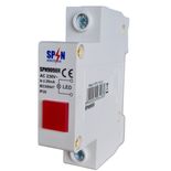 LAMPĂ SEMNALIZARE ȘINĂ DIN 230V ROȘU