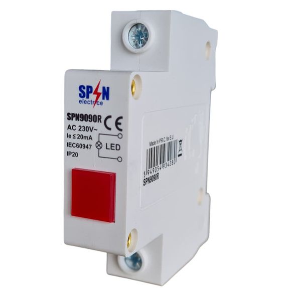 LAMPĂ SEMNALIZARE ȘINĂ DIN 230V ROȘU
