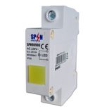 LAMPĂ SEMNALIZARE ȘINĂ DIN 230V GALBEN