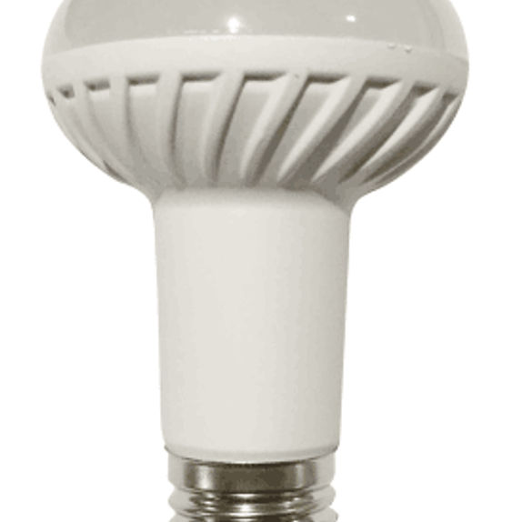 Bec E27, model R63, 9W, lumina calda