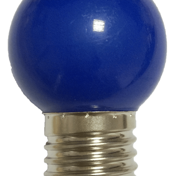 Bec LED 1W model glob G45 albastru