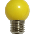 Bec LED 1W model glob G45 galben