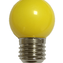 Bec LED 1W model glob G45 galben