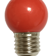 Bec LED 1W model glob G45 rosu
