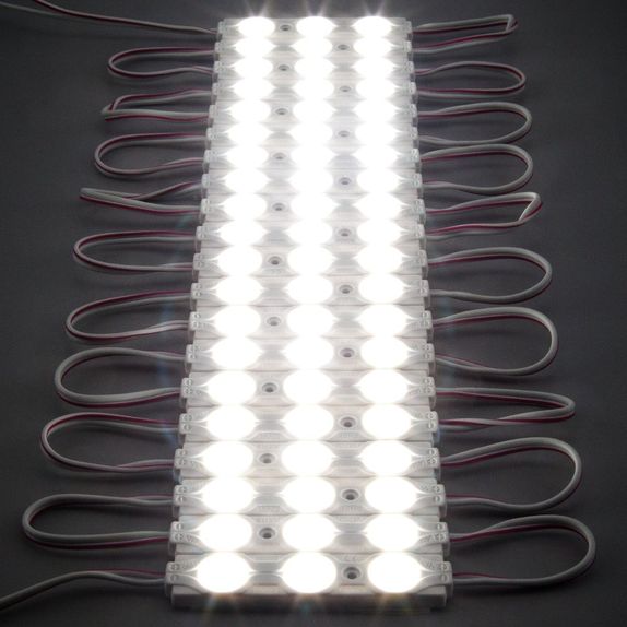 Modul LED alb 12V, 1.5W, IP65, lumina rece