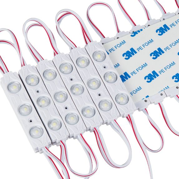 Modul LED alb 12V, 1.5W, IP65, lumina rece