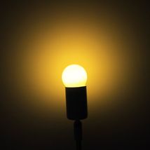 Bec LED 1W model glob G45 galben