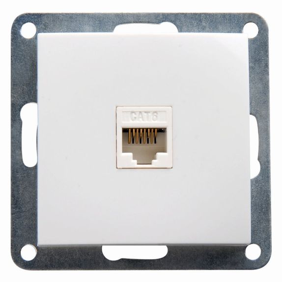 Priza Utp Cat5E, Spin Top, Alba