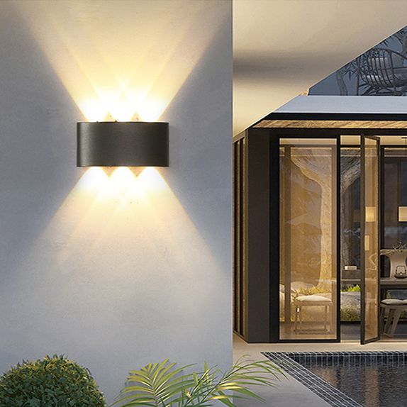 APLICA LED PERETE LUMARO 6 LED-URI NEAGRA