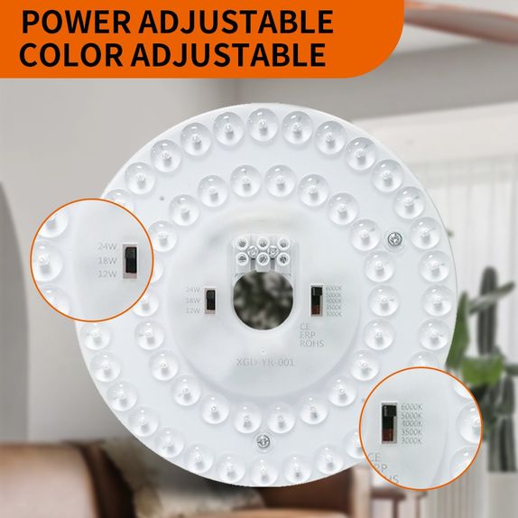 Modul LED Universal pentru Aplica, Putere Reglabila 28W-48W, 5CCT (5 Lumini)