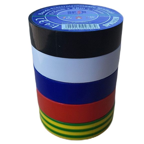 Banda Izolier Multicolora Ignifuga 19X0.15mm 20M