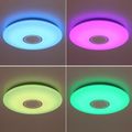 Plafoniera led smart cu muzica, Ø390, 24W, RGB+W