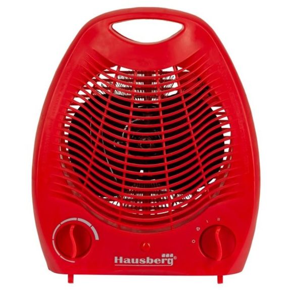 AEROTERMA HAUSBERG HB-8501RS, 2000 W, 2 TREPTE DE PUTERE, TERMOSTAT REGLABIL, ROSU