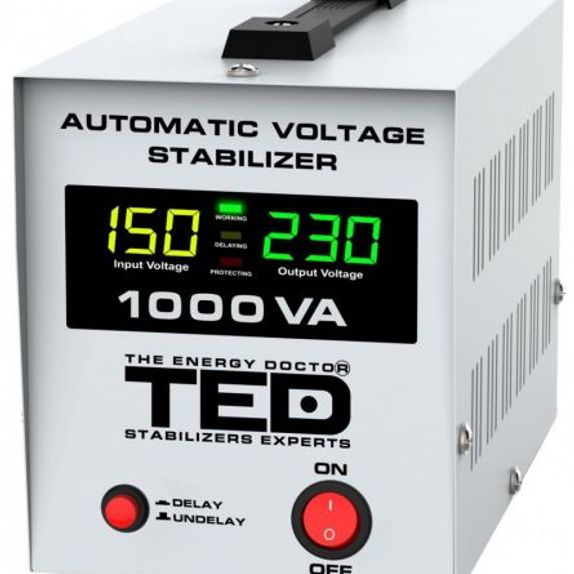 STABILIZATOR RETEA MAXIM 1000VA AVR LCD 2 IESIRI SHUKO