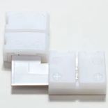 Clema conector L banda led 2835 12v 