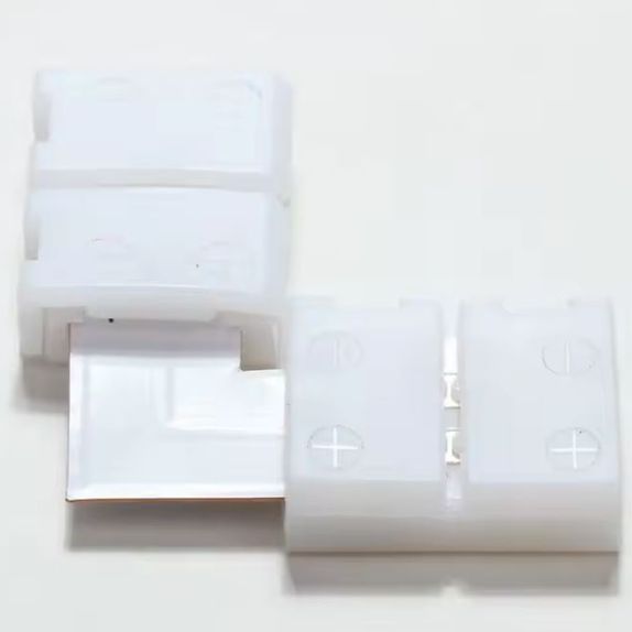 Clema conector L banda led 2835 12v