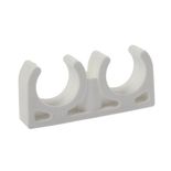 Clema dubla pentru tub pvc 16mm