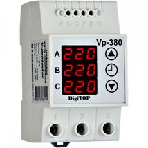 DIGITOP RELEU DE PROTECTIE TENSIUNE/AMPERAJ/AFISARE KW-MP63