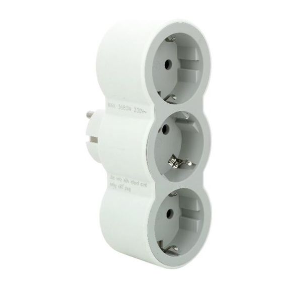 Triplu stecher cu 3 iesiri frontale LEGRAND 694518