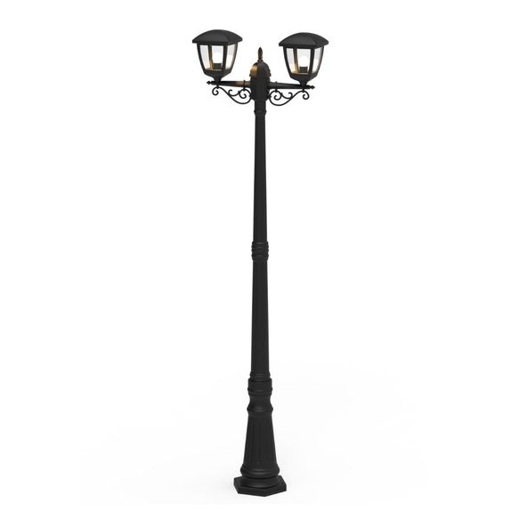 Stalp de gradina negru , 2200x592x228mm