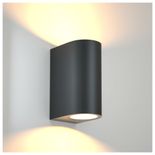 Aplica de exterior , 2x5W, Gu10 lumina calda, IP44