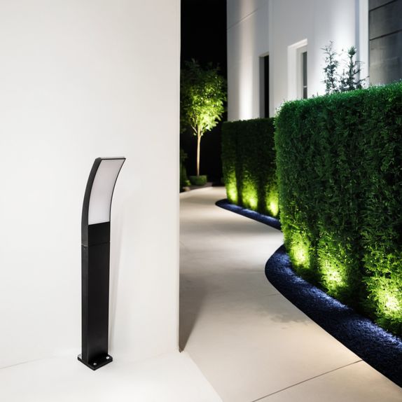 Stalp LED Exterior 12W Lumina Calda