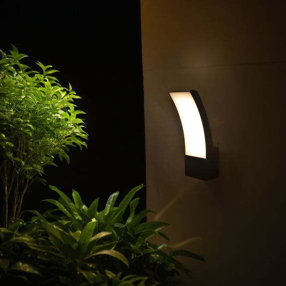 Aplica LED de exterior, 12W=60W, 3000K, lumina calda, IP65