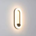 APLICA LED PERETE JADE 12W 950LM 3000K NEGRU
