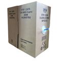Cablu cupru FTP albastru cat 6 (305M)