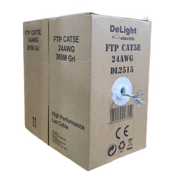Cablu FTP cat 5E (305M) 24AWG