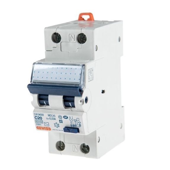 Siguranta automata diferentiala RCBO 20A GW94008