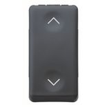 Intrerupator cu revenire Gewiss negru GW21521