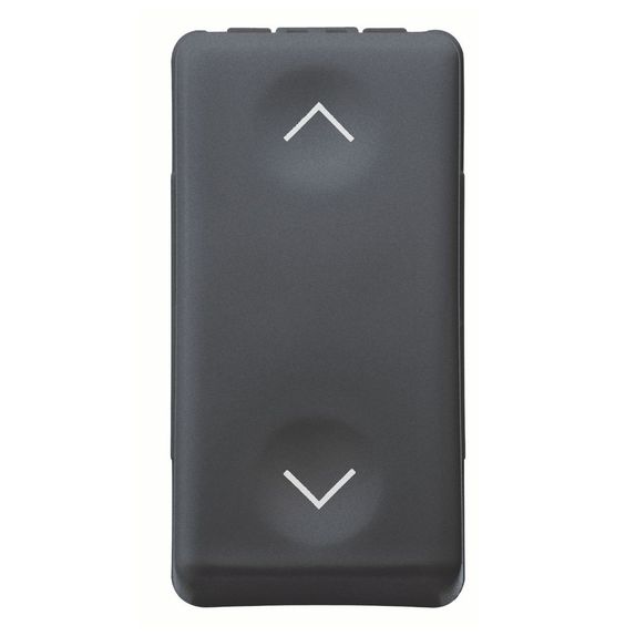 Intrerupator cu revenire Gewiss negru GW21521