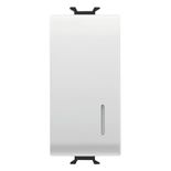 COMUTATOR DE MERS &Icirc;NAPOI 1P 250V c.a. - 16AX iluminat - CU DIFUZOR - 1 MODUL - ALB LUCIOS GW10092
