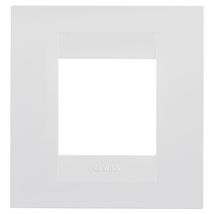 Rama ornament Gewiss 2module GEO Chorus Alb Satinat - GW16422VW