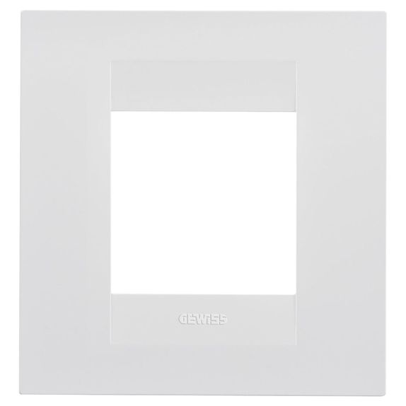 Rama ornament Gewiss 2module GEO Chorus Alb Satinat - GW16422VW