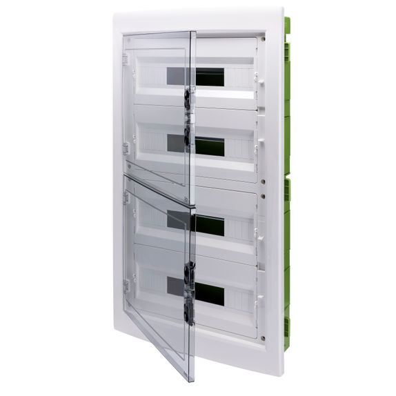 Tablou electric Gewiss, perete verde 72(18x4)module IP40 - GW40611PM