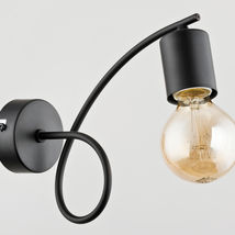 Aplica Alfa Tango Neagra 1xE27