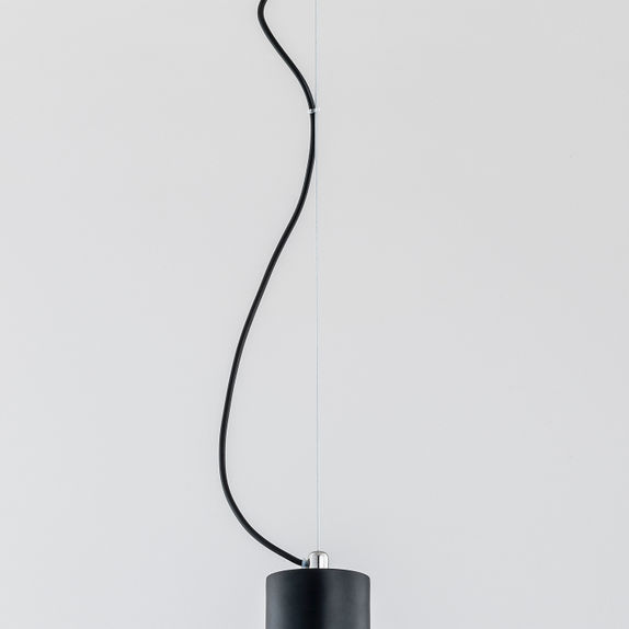 Lustra Pendul Alfa Bonny Neagra & Alba 1xE27