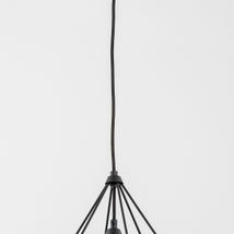 Lustra Pendul Alfa Net Neagra 1xE27
