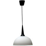 Lustra Pendul Alfa Arena Neagra & Alba 1xE27