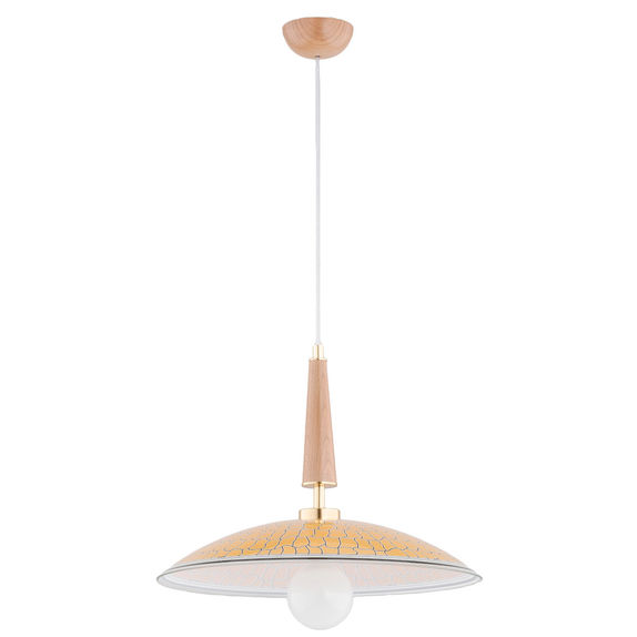 Lustra Pendul Alfa Combo Lemn 1xE27