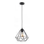 Lustra Pendul Alfa Kosmos Neagra 1xE27