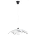 Lustra Pendul Alfa Chaber Neagra & Alba 1xE27