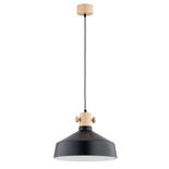 Lustra Pendul Alfa Odelis Neagra 1xE27