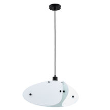 Lustra Pendul Alfa Kelis Neagra & Alba 1xE27