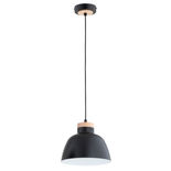 Lustra Pendul Alfa Lorien Neagra 1xE27