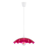 Lustra Pendul Alfa Lilia Red 1xE27