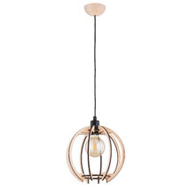 Lustra Pendul Alfa Tommy Slim Lemn 1xE27