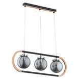 Lustra Pendul Alfa Rino Lemn 3xE14